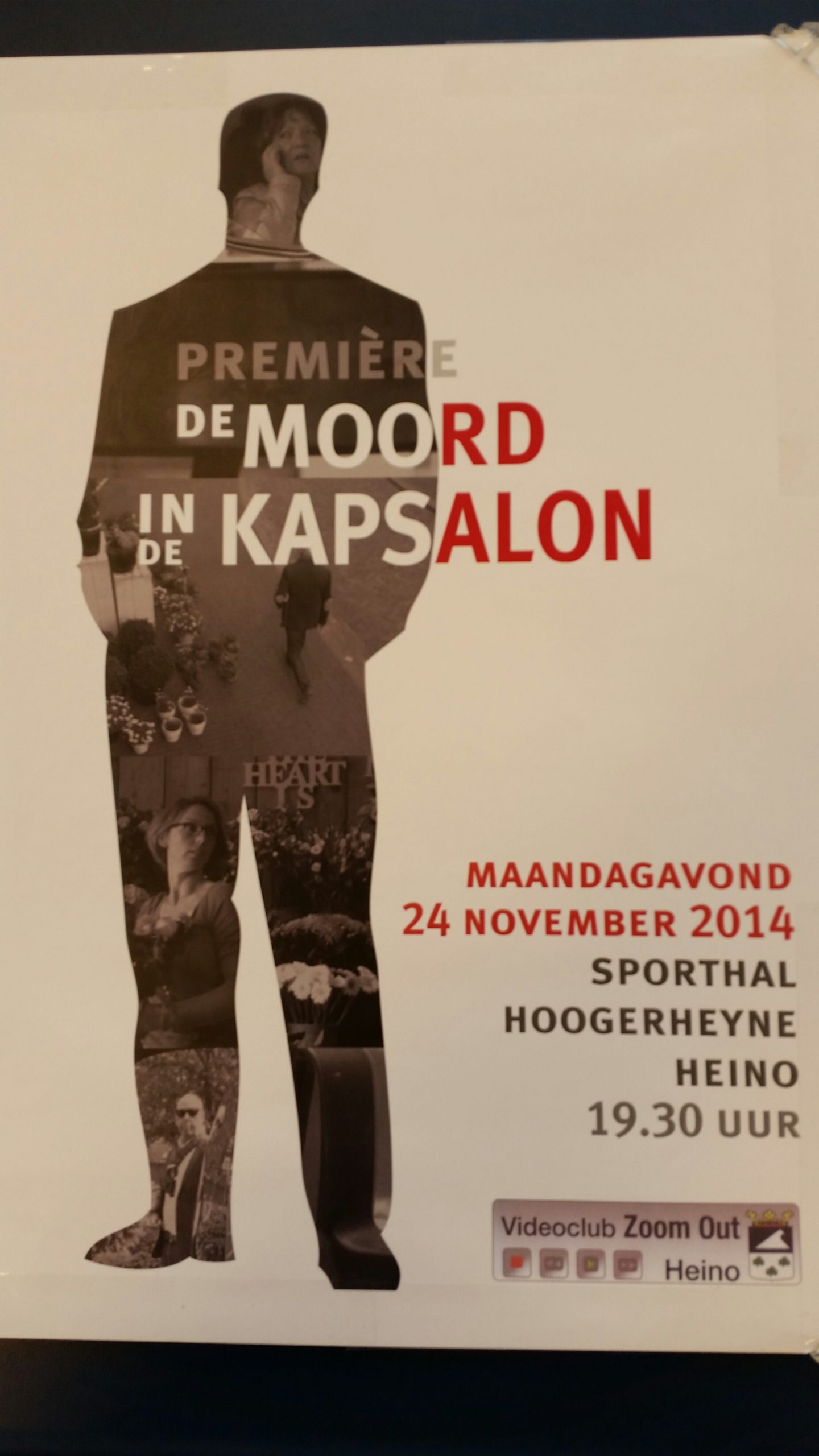 Moord in de kapsalon poster