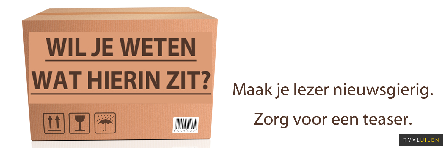 onderwerpregel mailing